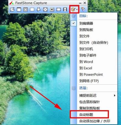 FastStone Capture怎么设置自动标题-设置自动标题方法